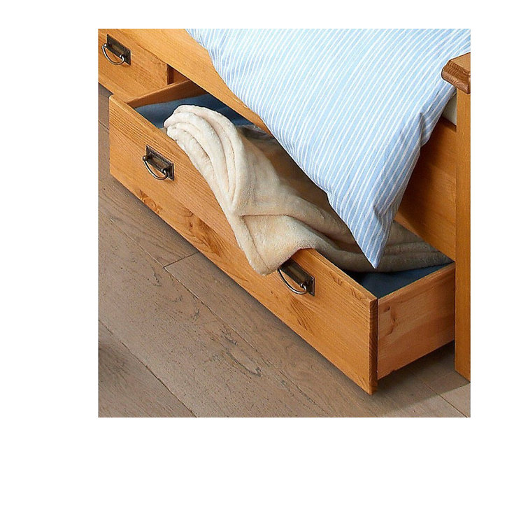 Marlow Home Co. Dawsonville Solid Wood Underbed Storage Drawers